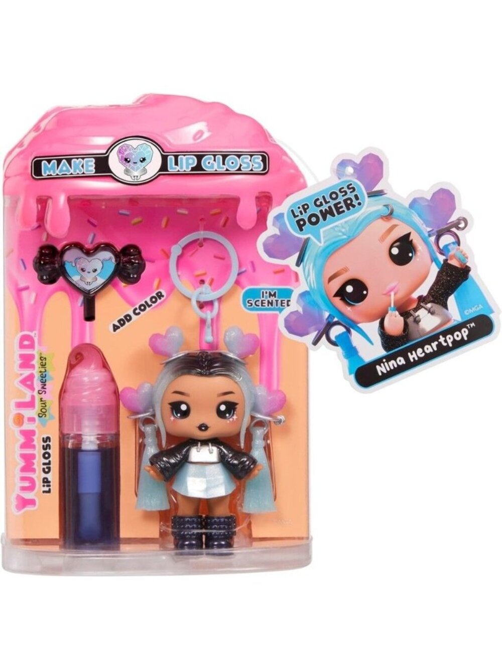 Yummi-Land Sour Sweeties Make Lip Gloss Set With Doll & Scented Lip Balm 2025